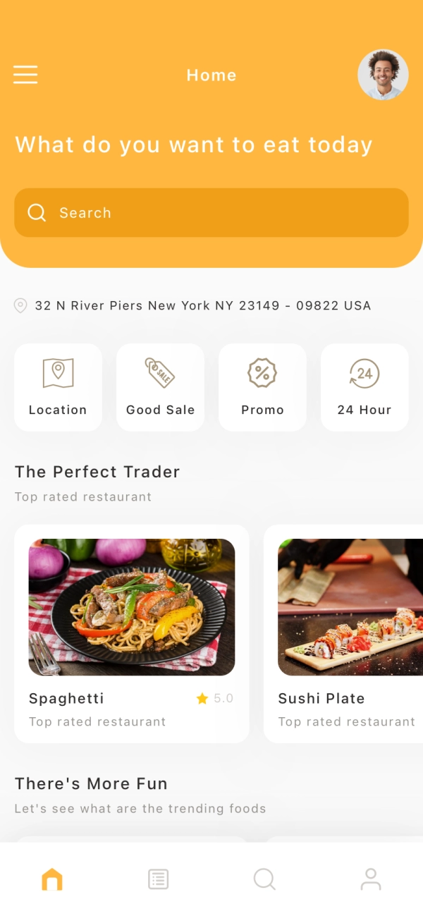 Food Delivery Mobile App UI Kit - Screenshot 1