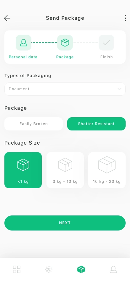 Shipping Calculator Mobile App UI Kit - Screenshot 4