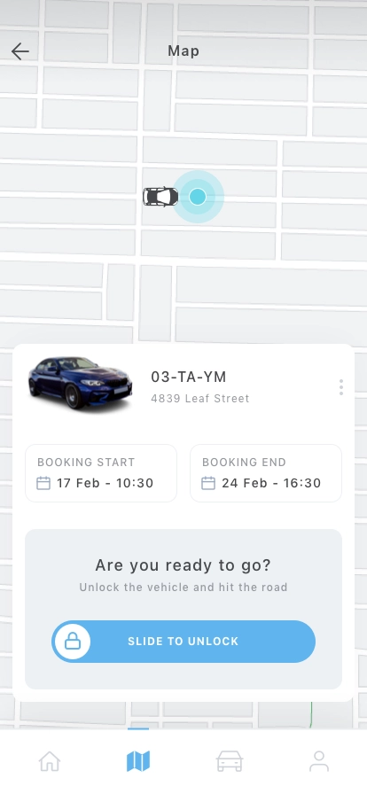 Auto Remote Control Mobile App UI Kit - Screenshot 3
