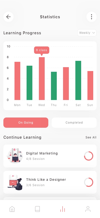 Education Mobile App UI Kit - Screenshot 5