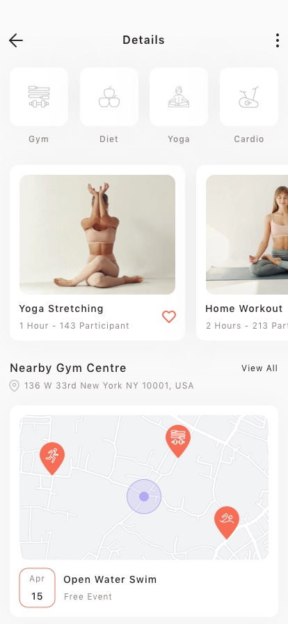 Fitness & Workout App UI Kit - Screenshot 2