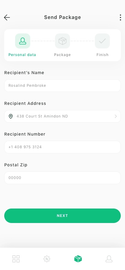 Shipping Calculator Mobile App UI Kit - Screenshot 3