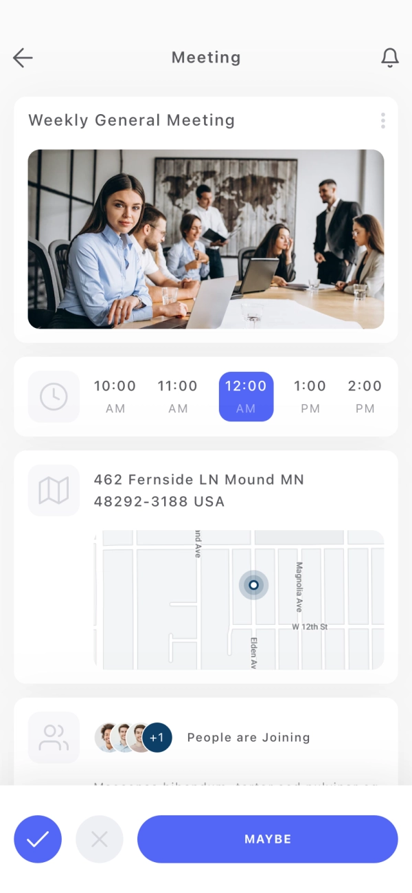 Team Management Mobile App UI Kit - Screenshot 3