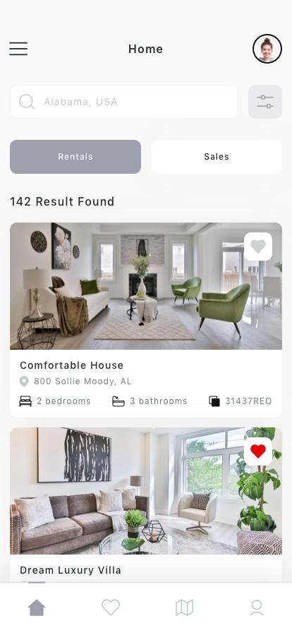 Property Finder Mobile App UI Kit - Screenshot 1
