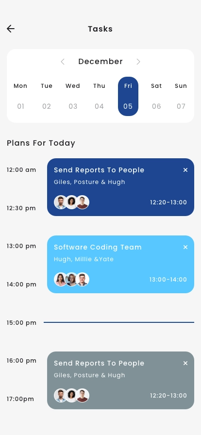 AI Work Planner Mobile App UI Kit - Screenshot 2