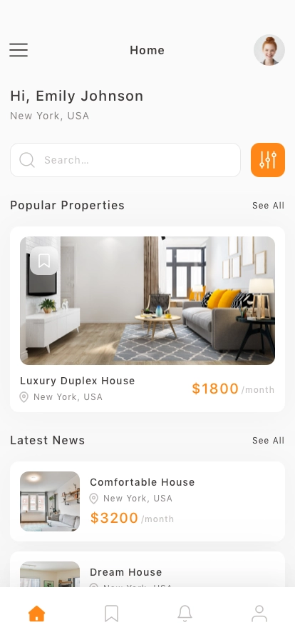 Real Estate Mobile App UI Kit - Screenshot 1