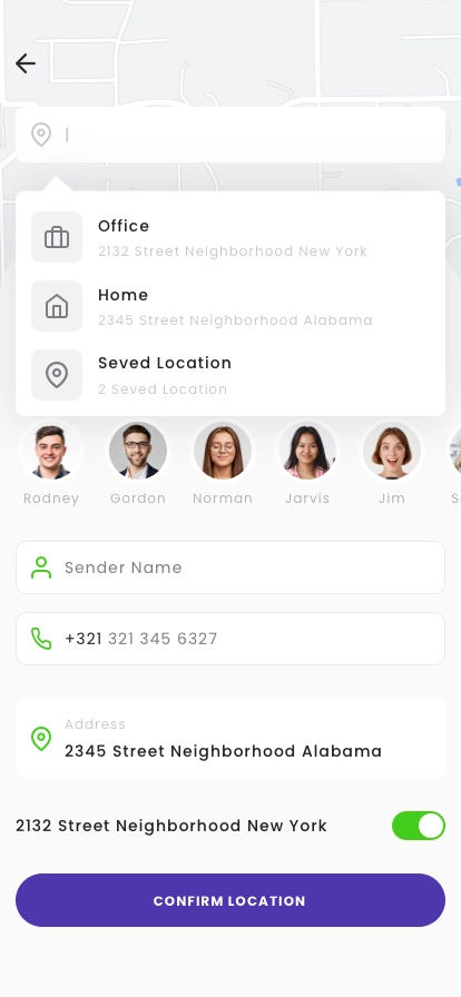 Logistic Service App UI Kit - Screenshot 3