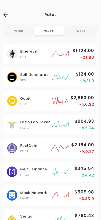 Cryptocurrency Banking Mobile App UI Kit - Screenshot 2