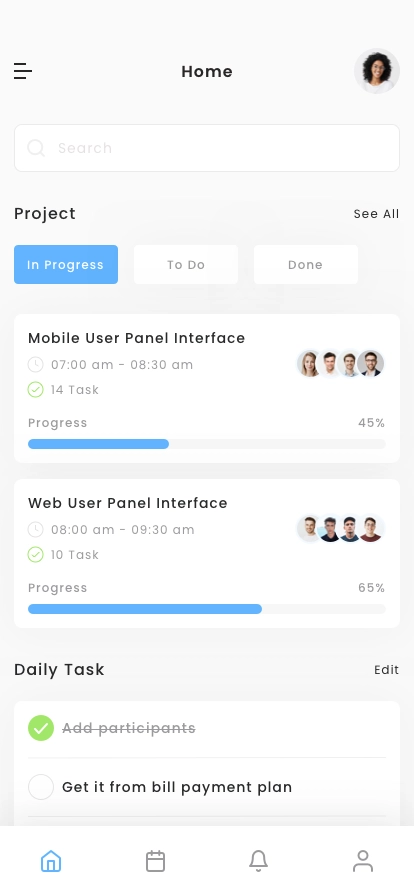 Task Management App UI Kit - Screenshot 2