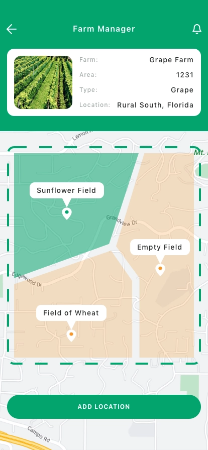 Farm & Agriculture Managing Mobile App UI Kit - Screenshot 4
