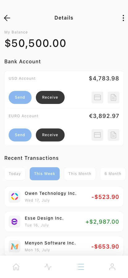 Digital Banking Mobile App UI Kit - Screenshot 3