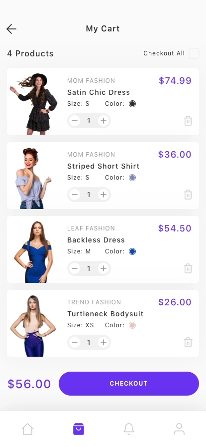 Clothes Ecommerce App UI Kit - Screenshot 3