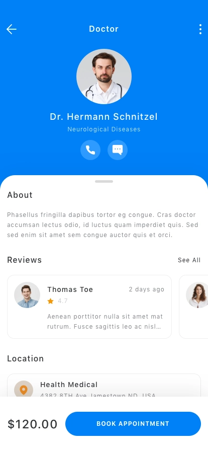 Medical & Doctor Mobile App UI Kit for Figma, Sketch & XD | UIworkshop