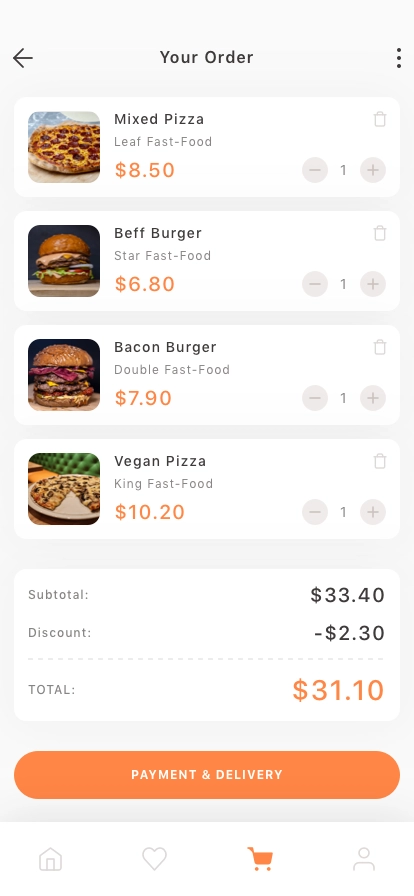 Delivery Mobile App UI Kit - Screenshot 5