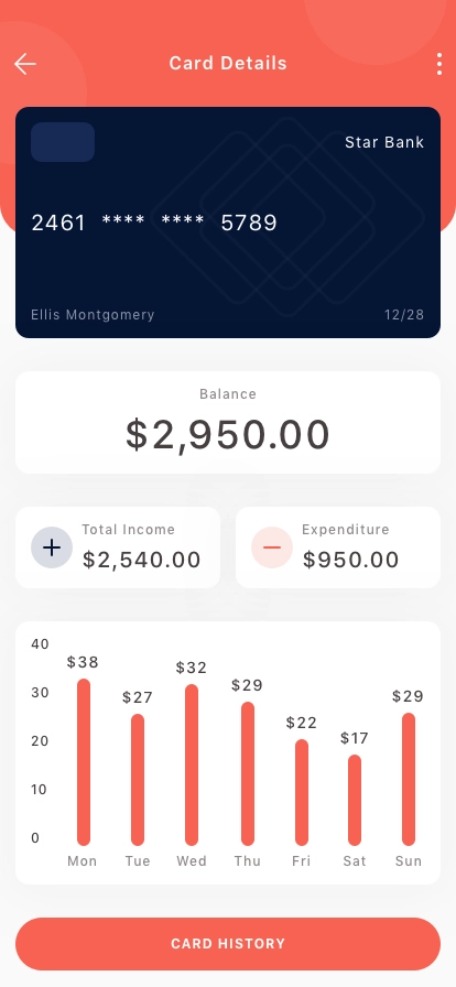 Personal Finance Mobile App UI Kit - Screenshot 3