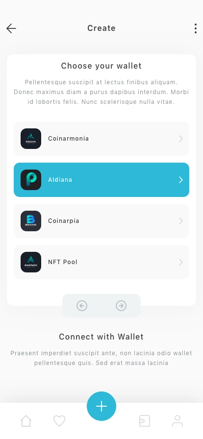 NFT Market Mobile App UI Kit - Screenshot 4