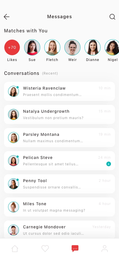 Dating Mobile App UI Kit - Screenshot 5