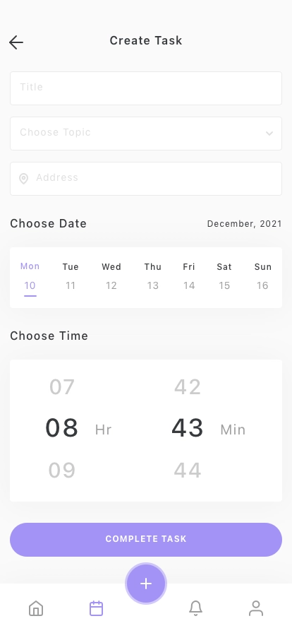 Task Management Mobile App UI Kit - Screenshot 5