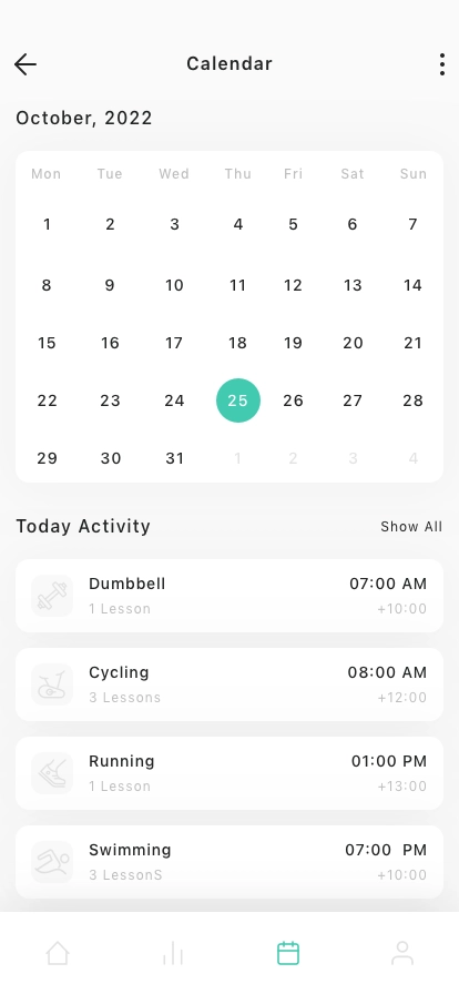 Fitness Tracking Mobile App UI Kit - Screenshot 5