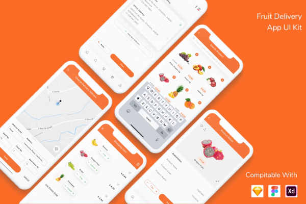 Fruit Delivery App UI Kit