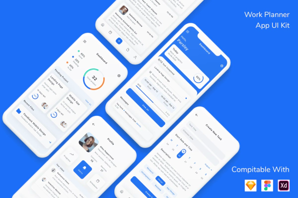 Work Planner App UI Kit