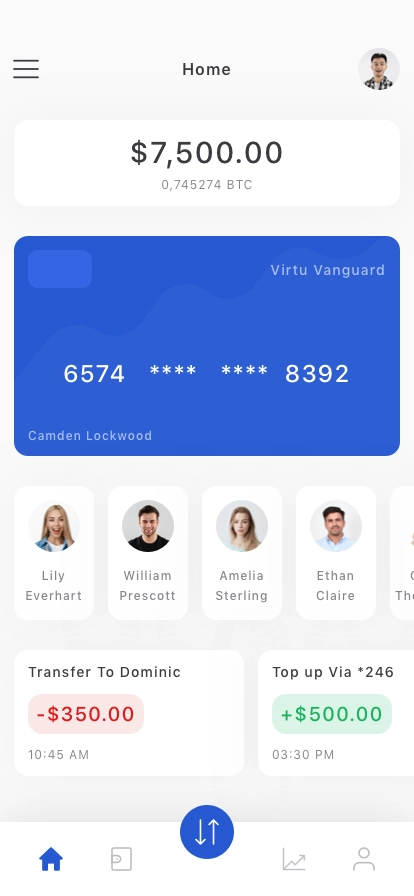 Banking Mobile App UI Kit - Screenshot 1