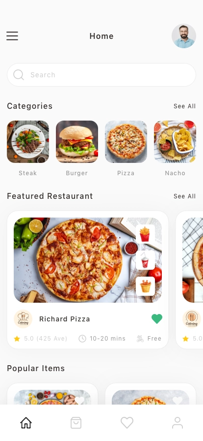 Delivery Service Mobile App UI Kit - Screenshot 1