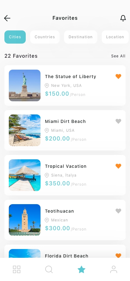 Travel & Tour Mobile App UI Kit - Screenshot 3