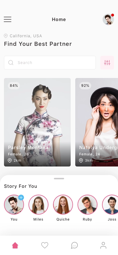 Dating App UI Kit - Screenshot 1