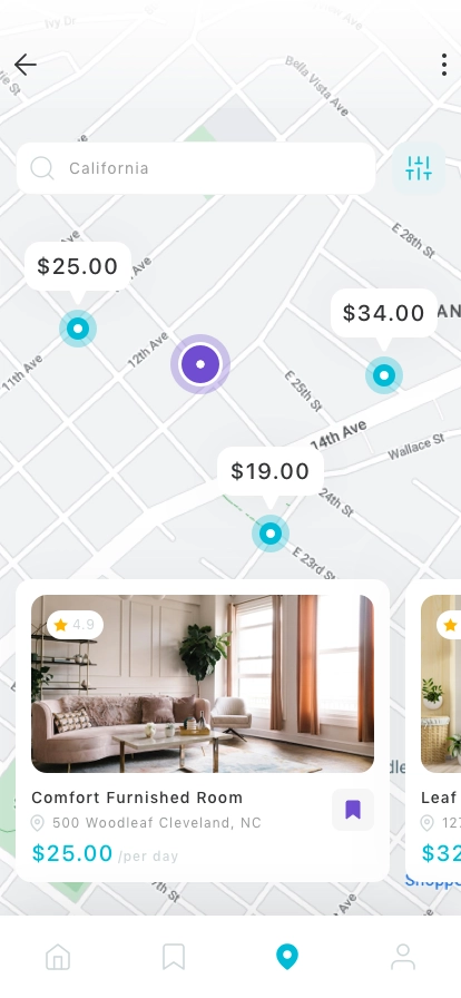 Popspace a Space Renting Mobile App UI Kit - Screenshot 3