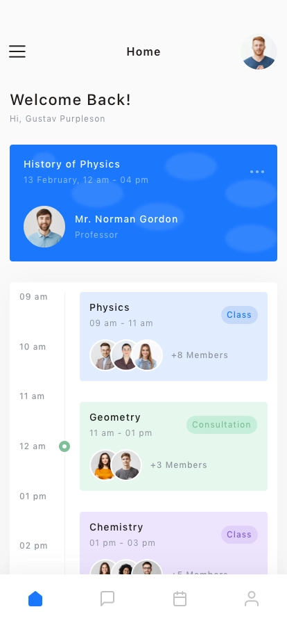 AI Learning Dashboard Mobile App UI Kit - Screenshot 2