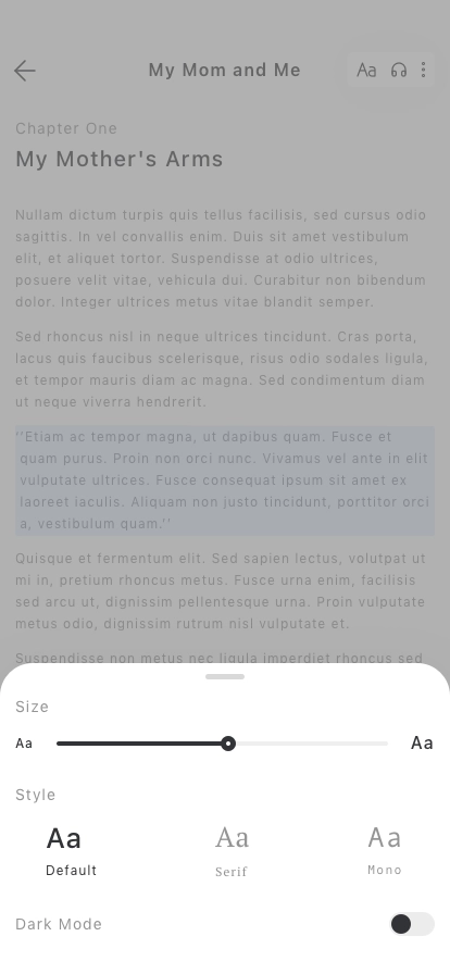 Online Book Reader Mobile App UI Kit - Screenshot 4