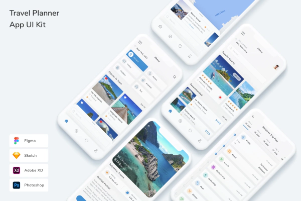 Travel Planner App UI Kit