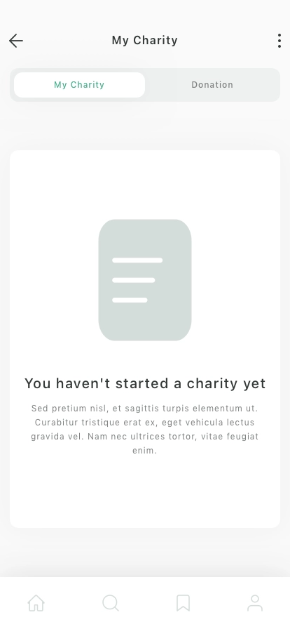 Charity Mobile App UI Kit - Screenshot 5
