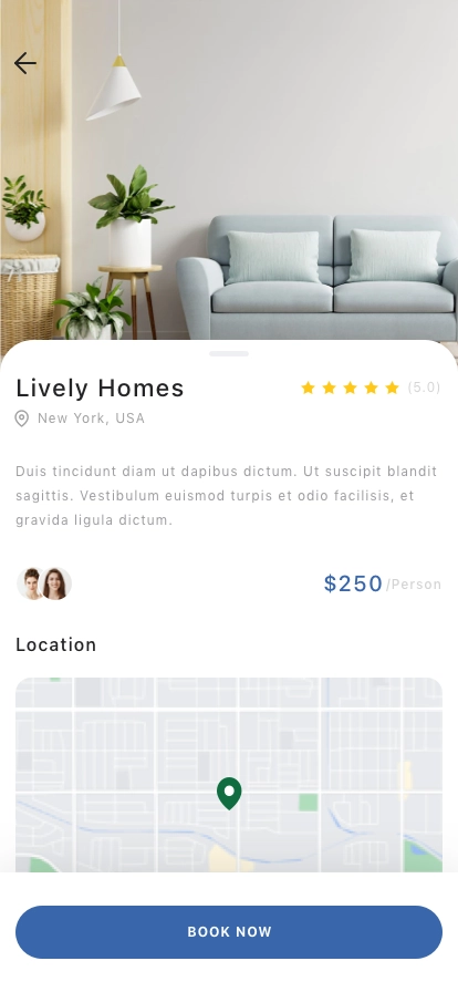 Renting Mobile App UI Kit - Screenshot 3