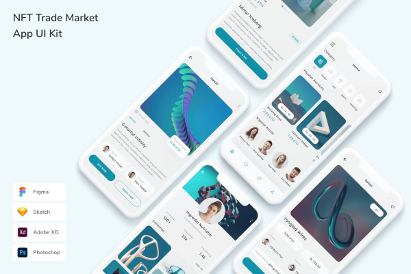 NFT Trade Market App UI Kit
