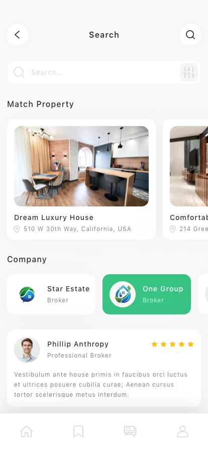 Real Estate Mobile App UI Kit - Screenshot 2