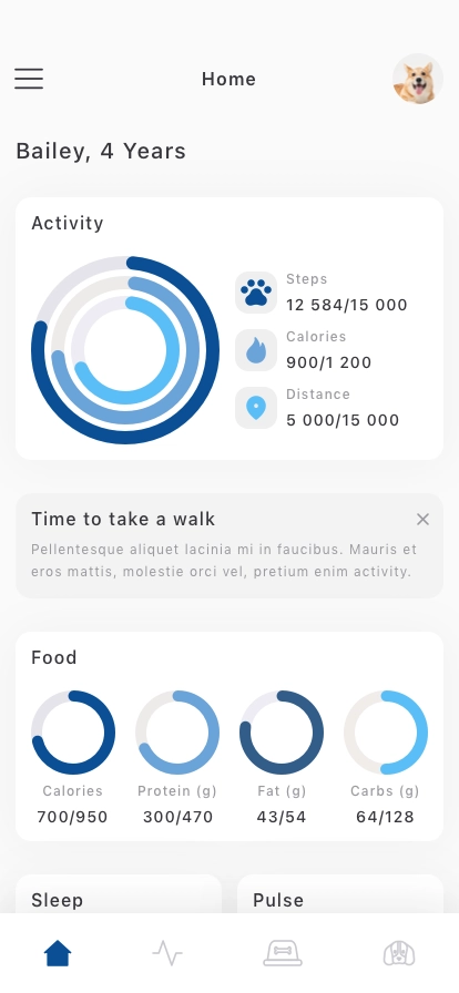 Dog Training Mobile App UI Kit - Screenshot 1