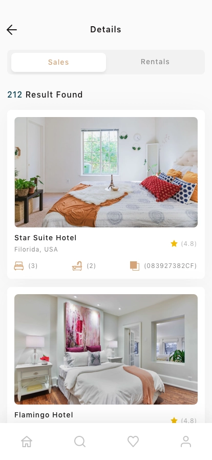 Hotel Booking Mobile App UI Kit - Screenshot 2