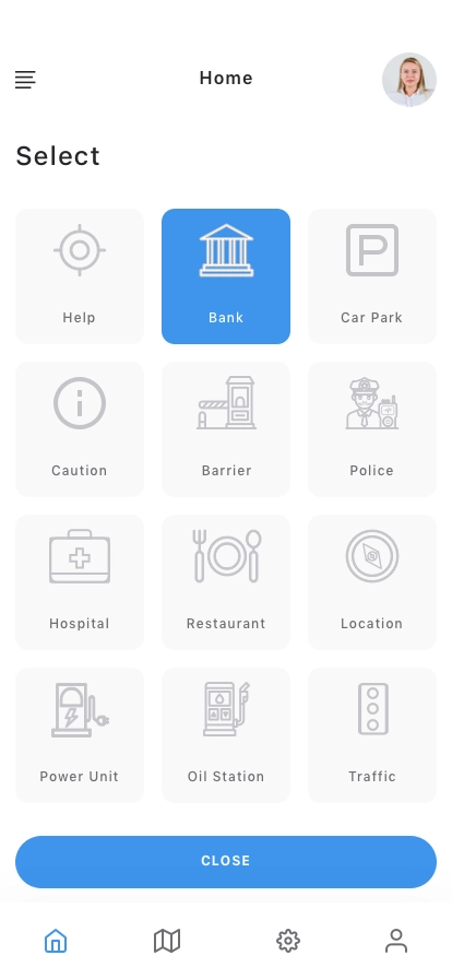 Navigation & Location Tracker Mobile App UI Kit - Screenshot 1