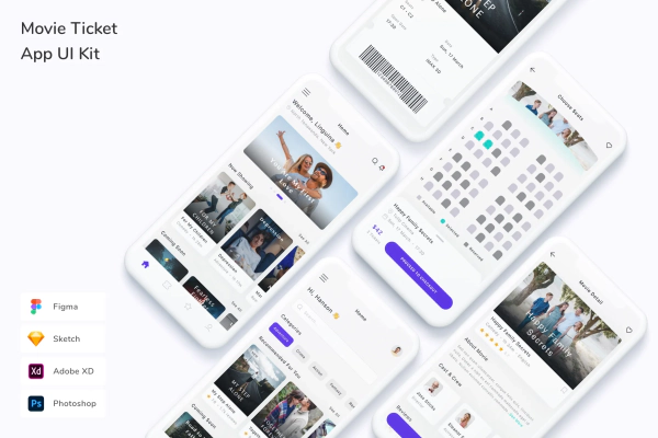 Movie Ticket App UI Kit