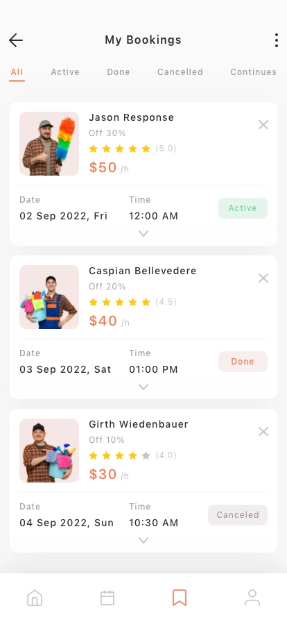 Home Service Mobile App UI Kit - Screenshot 3