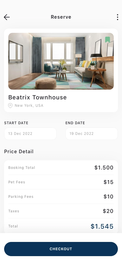 Real Estate Mobile App UI Kit - Screenshot 5