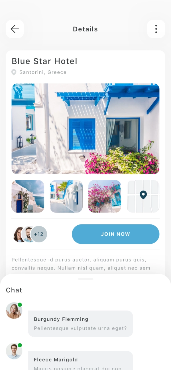 Travel Mobile App UI Kit - Screenshot 2