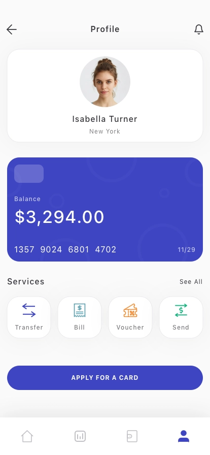 Money Management Mobile App UI Kit - Screenshot 5