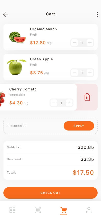Grocery Delivery Mobile App UI Kit - Screenshot 4