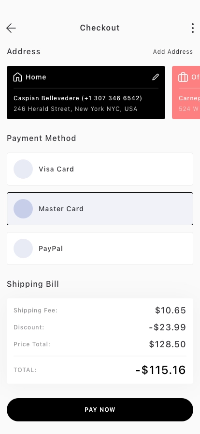 Fashion Ecommerce Mobile App UI Kit - Screenshot 4