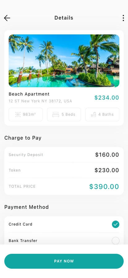 Real Estate Mobile App UI Kit - Screenshot 5