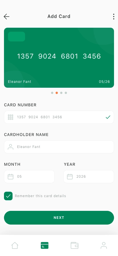 Wallet & Finance Mobile App UI Kit - Screenshot 1