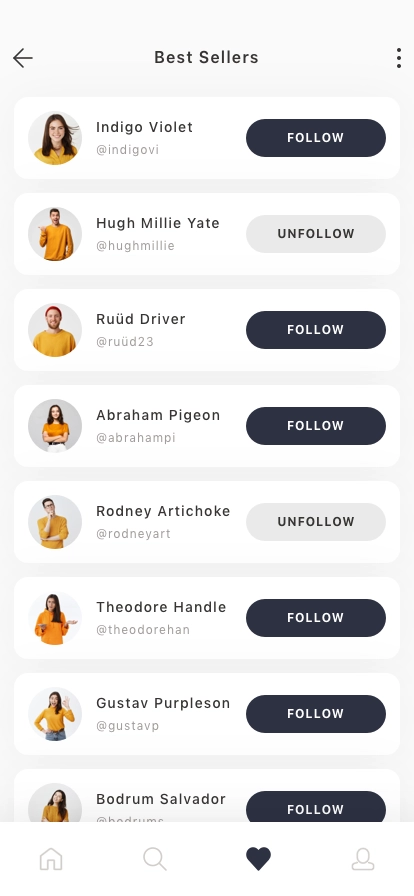 NFT Market Mobile App UI Kit - Screenshot 3